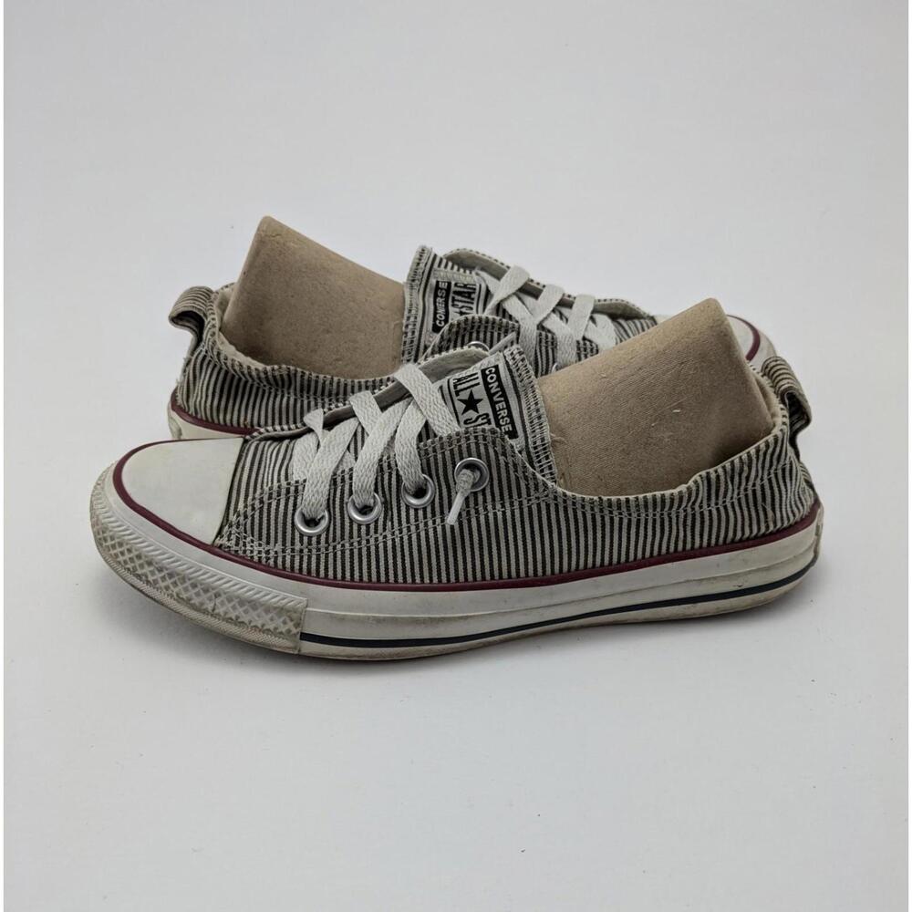 Womens Converse Shoreline‎ Low Top Striped Skate Sneakers Shoes 562034F Size 7